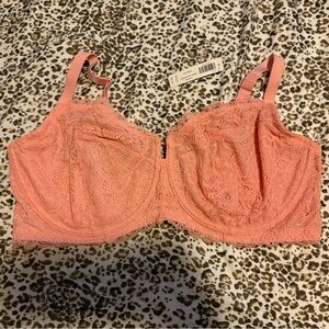 Soma Lace Bra in Soft Coral